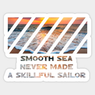 Smooth sea Sticker